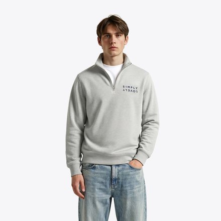 MV Simply Lovely 1/4 Zip Top - Grey
