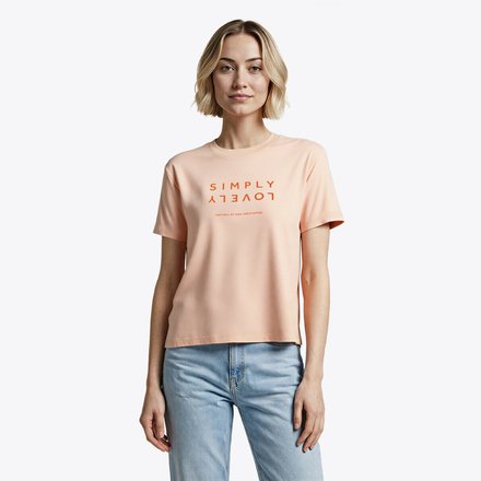 MV Simply Lovely T-Shirt - Peach - Womens