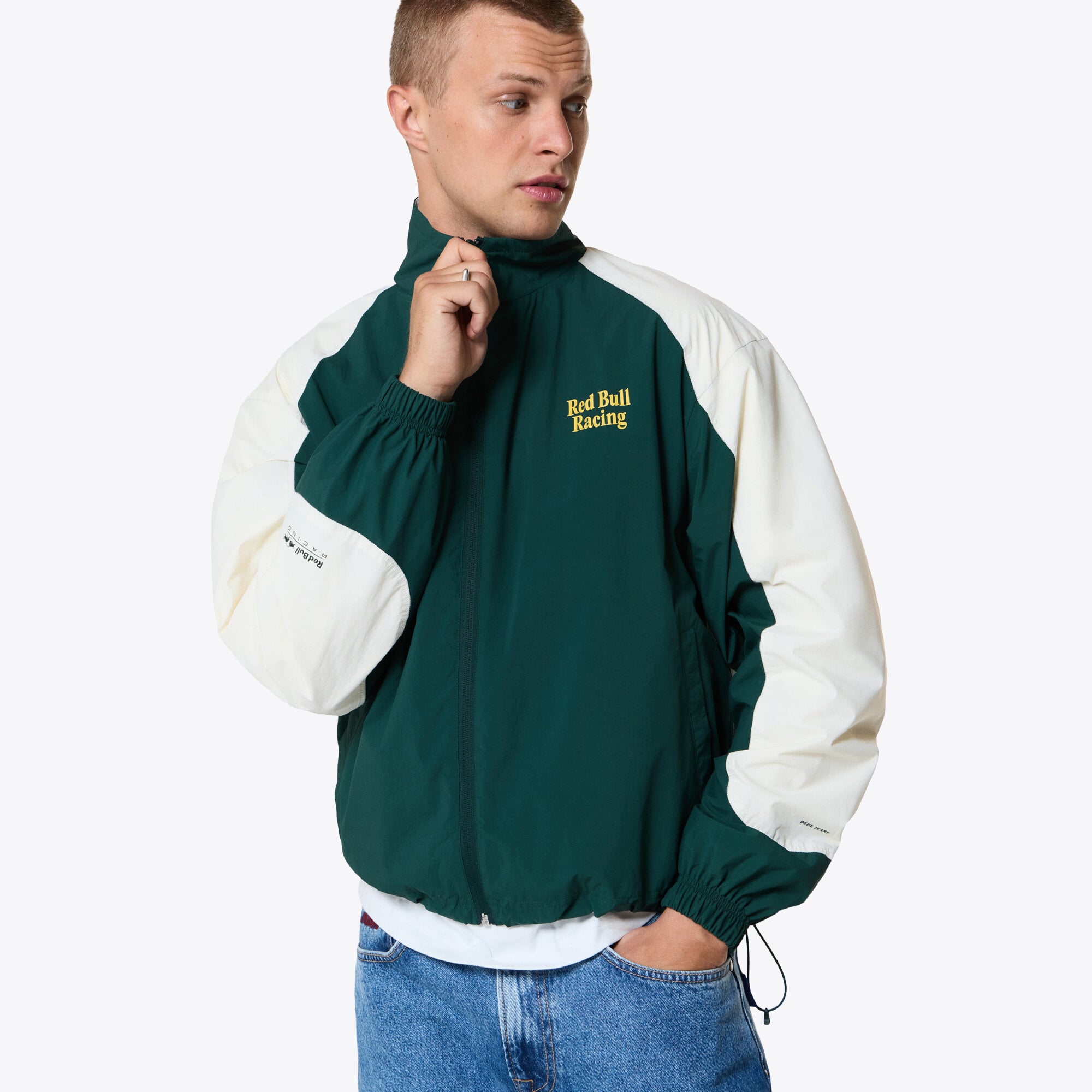 Chaqueta deportiva Oracle Red Bull Racing Pepe Jeans - Verde oscuro