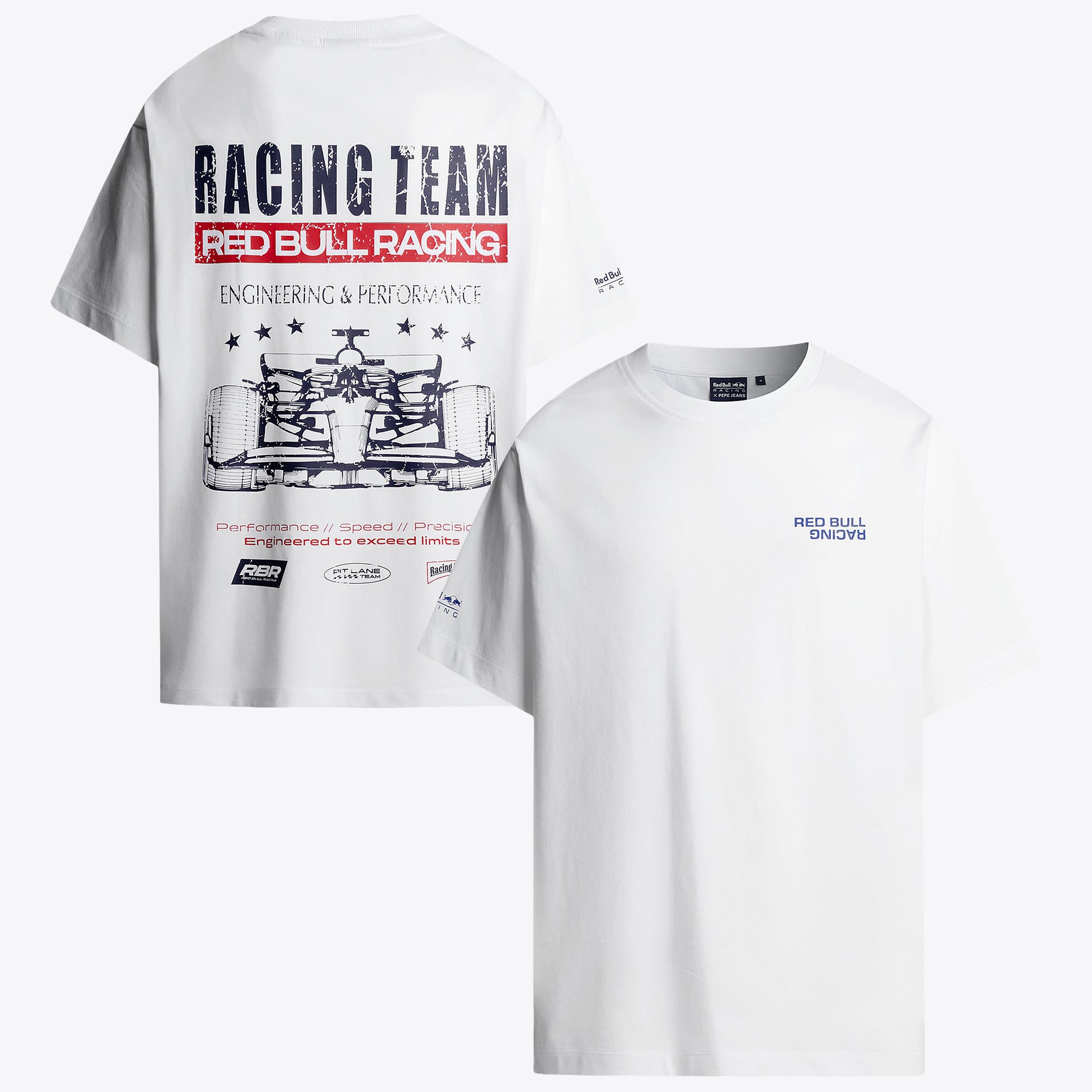 Camiseta de carreras Oracle Red Bull Racing Pepe Jeans - Blanco roto