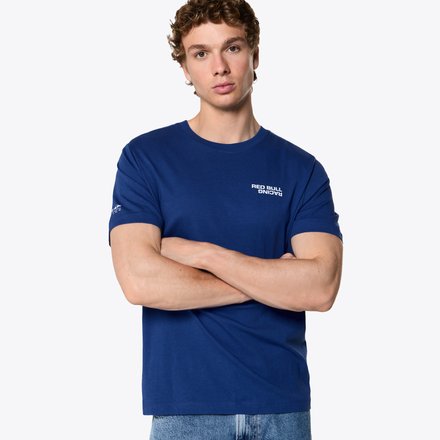 Oracle Red Bull Racing Pepe Jeans Reflect Logo T-Shirt - Blue