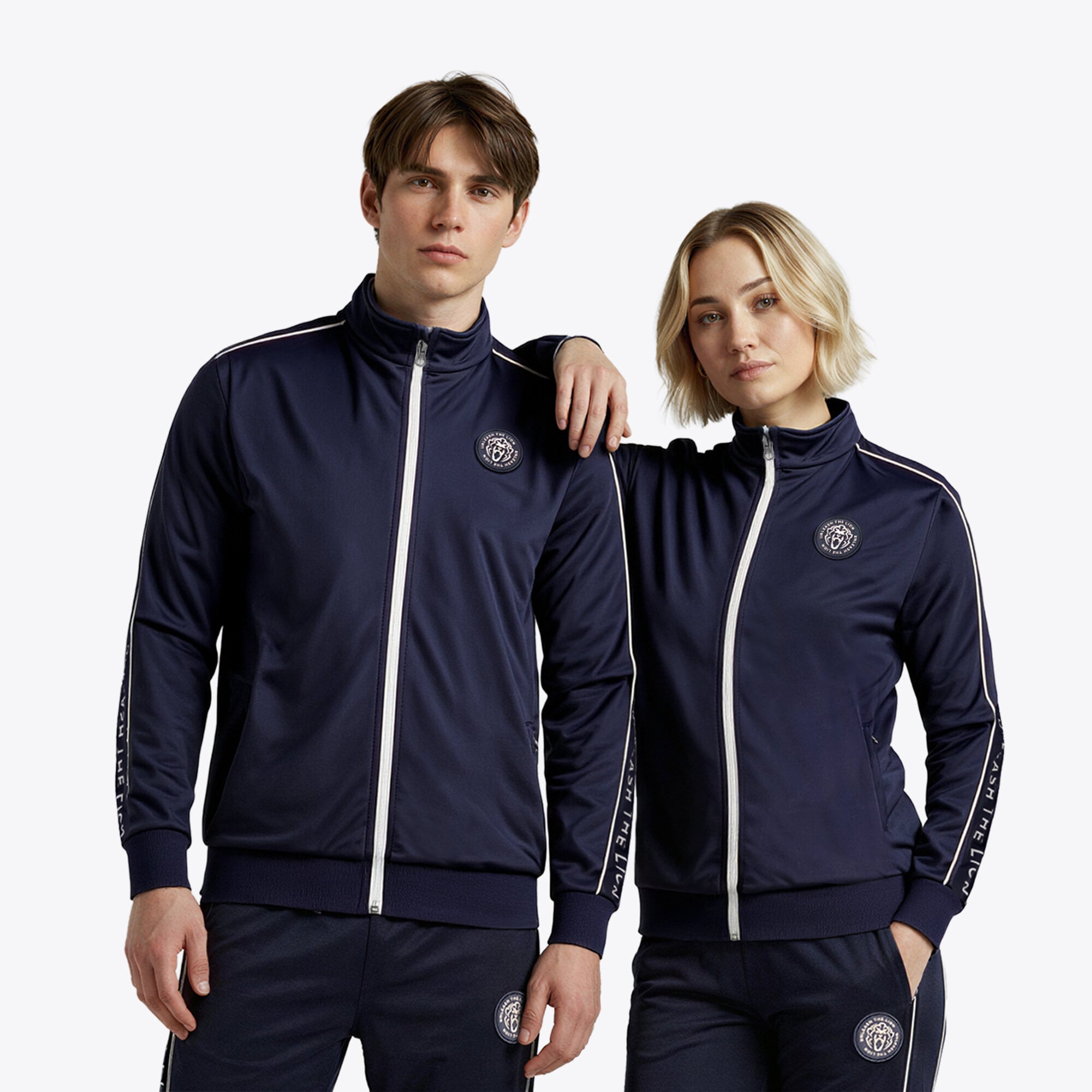 Unleash the Lion Tracksuit - Navy/White