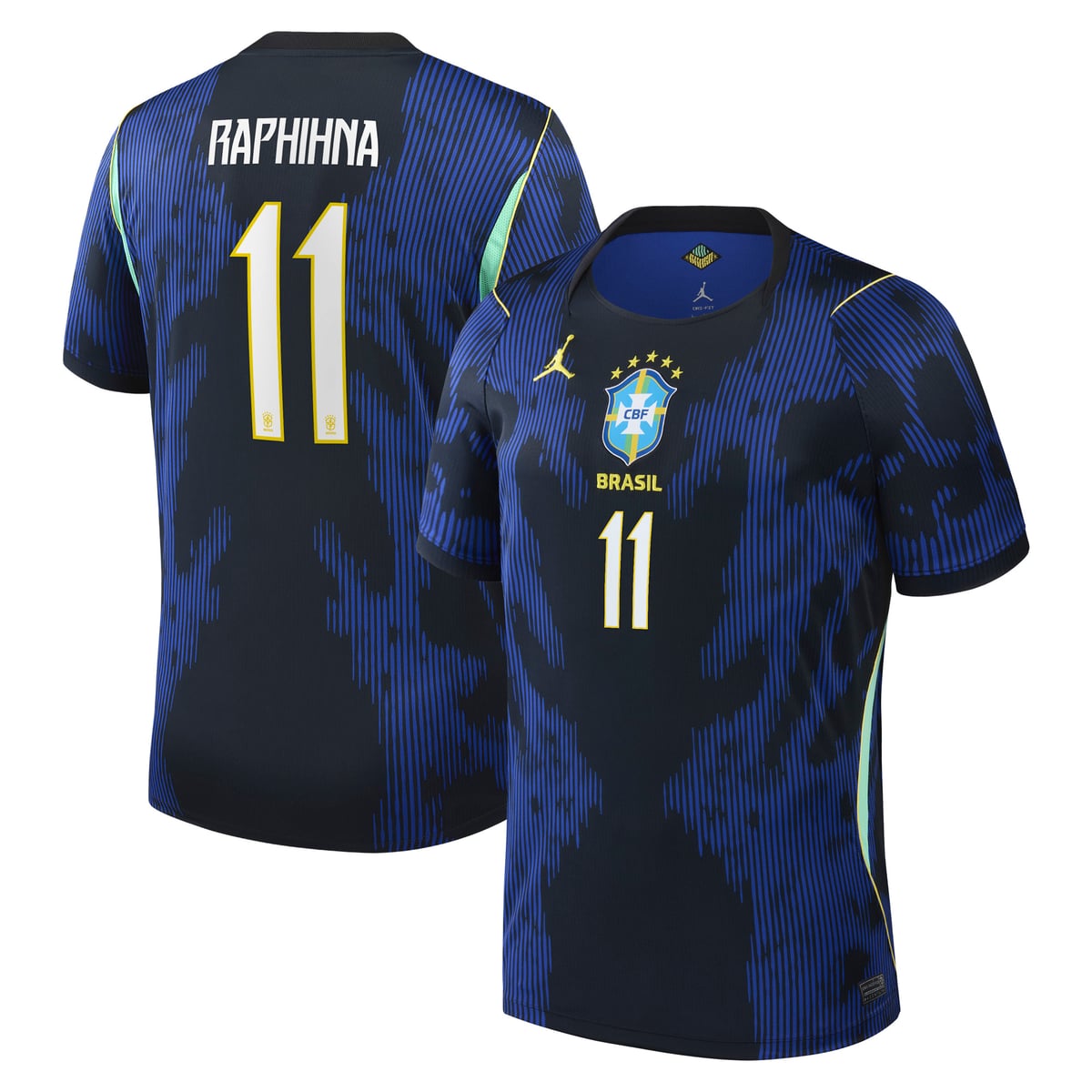 Maillot Extérieur Stadium Brésil Jordan 2026 avec flocage Raphinha 11