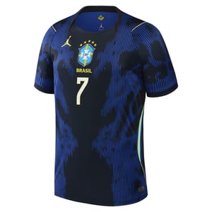 Maillot Extérieur Stadium Brésil Jordan 2026 avec flocage Vini Jr. 7, vue 3