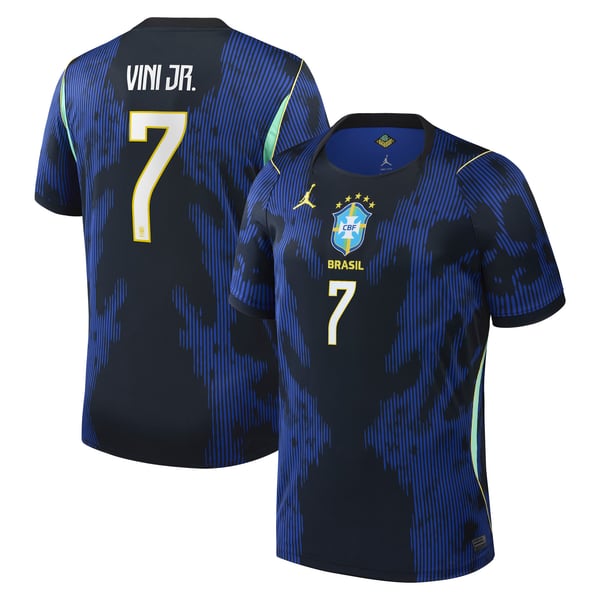 Maillot Extérieur Stadium Brésil Jordan 2026 avec flocage Vini Jr. 7