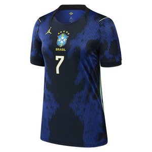 Maillot Extérieur Stadium Brésil Jordan 2026 - Femme avec flocage Vini Jr. 7, vue 3