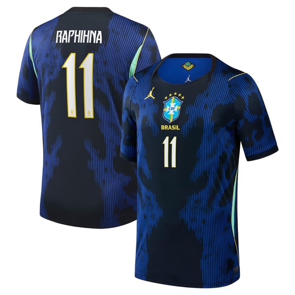 Maillot Extérieur Stadium Brésil Jordan 2026 - Enfant avec flocage Raphinha 11