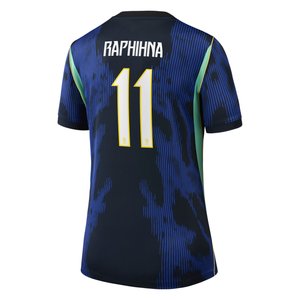 Maillot Extérieur Stadium Brésil Jordan 2026 - Femme avec flocage Raphinha 11, vue 4