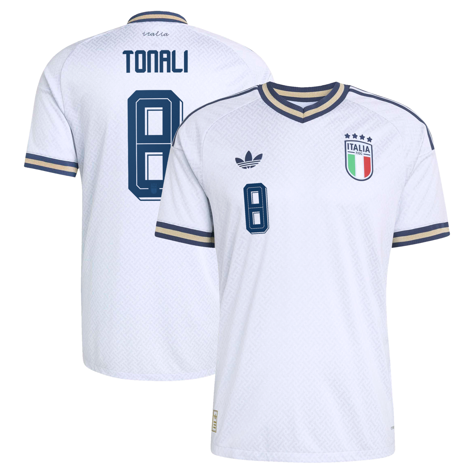 Maillot Extérieur Authentic Italie adidas 2026 avec flocage Tonali 8