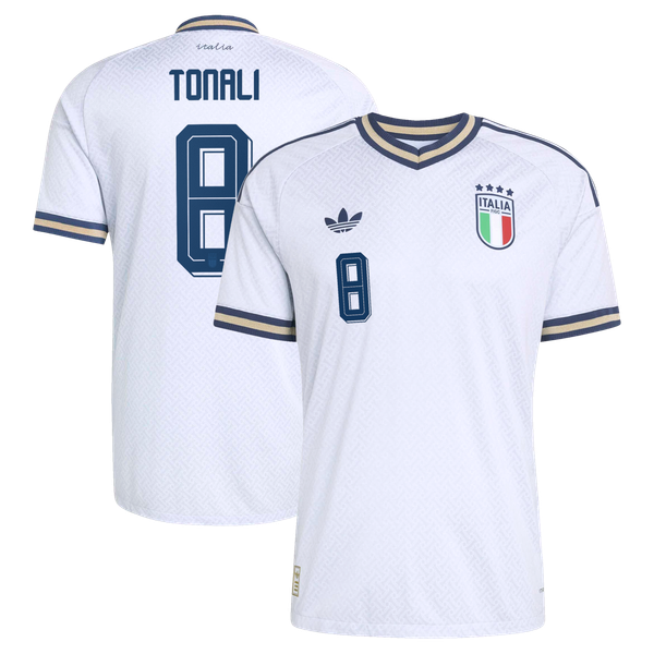 Maillot Extérieur Authentic Italie adidas 2026 avec flocage Tonali 8