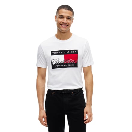 Cadillac  Tommy Hilfiger Flag T-Shirt - White - Unisex