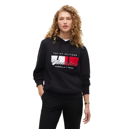 Cadillac  Tommy Hilfiger Flag Hoodie - Black - Unisex