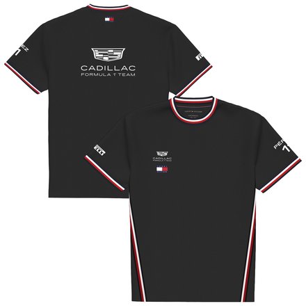 Cadillac Tommy Hilfiger 2026 Sergio Perez Team T-Shirt - Black