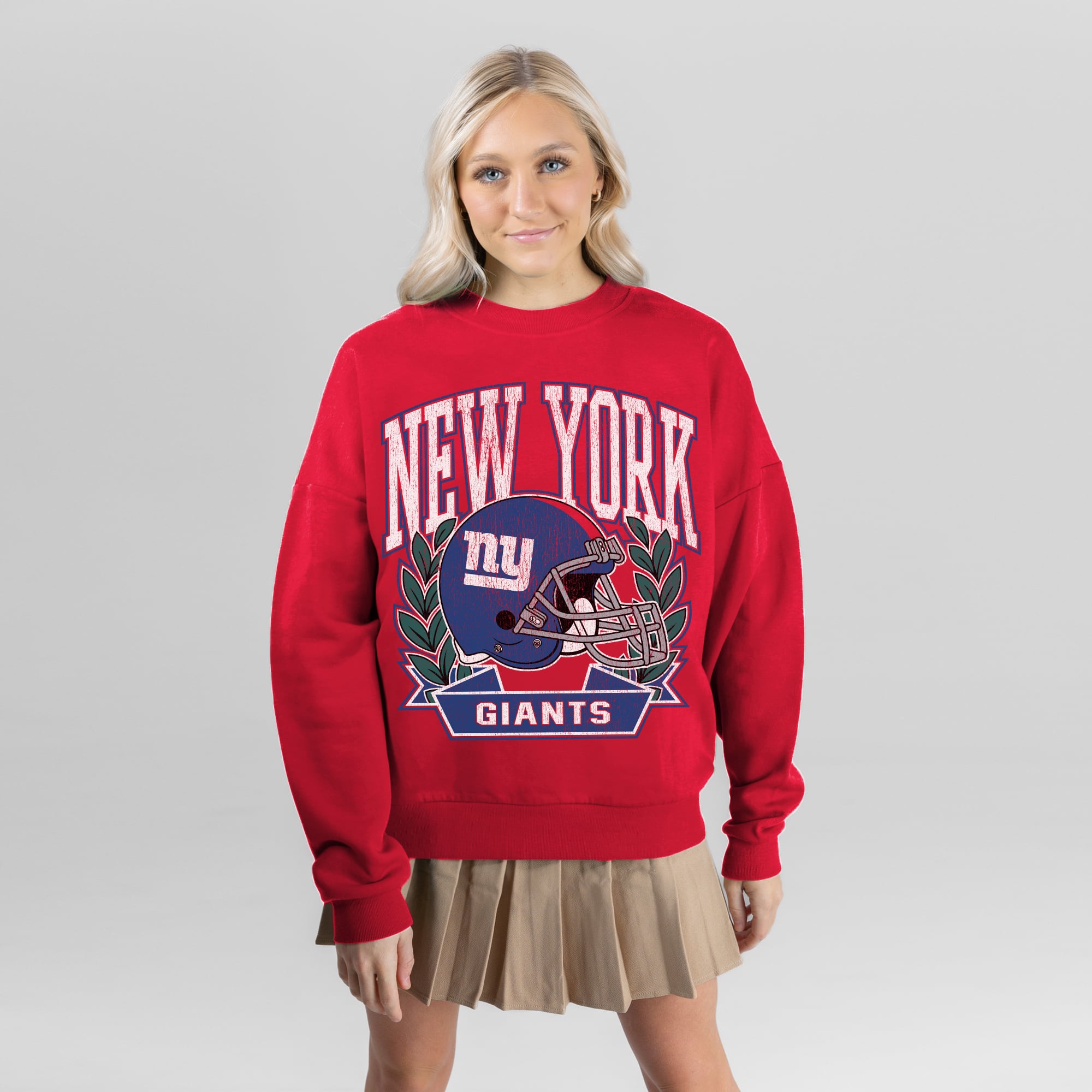 Women’s Gameday Couture Red New York Giants Classic Archives Premium Fleece Sweatshirt Women’s Gameday Couture Red New York Giants Classic Archives Premium Fleece Sweatshirt