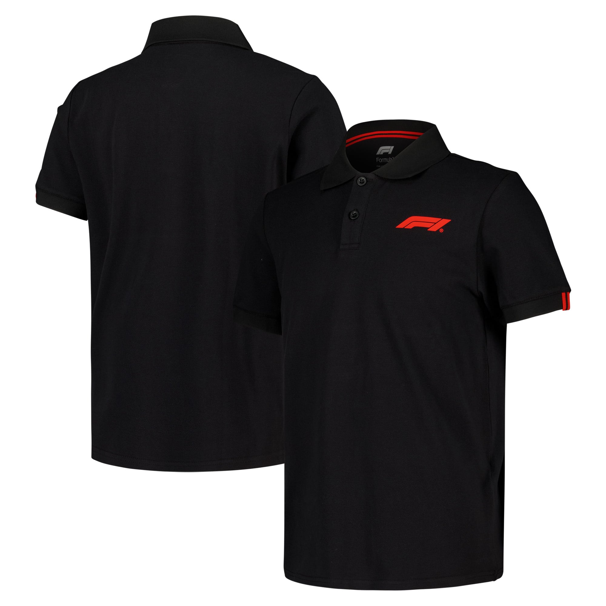 Formula 1 Classics Core Polo - Schwarz - Kinder