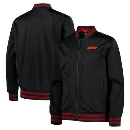 Formula 1 Retro Track Jacket - Black - Kids
