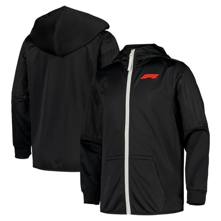Formula 1 Motion Full Zip Hoodie - Black/Silver - Kids