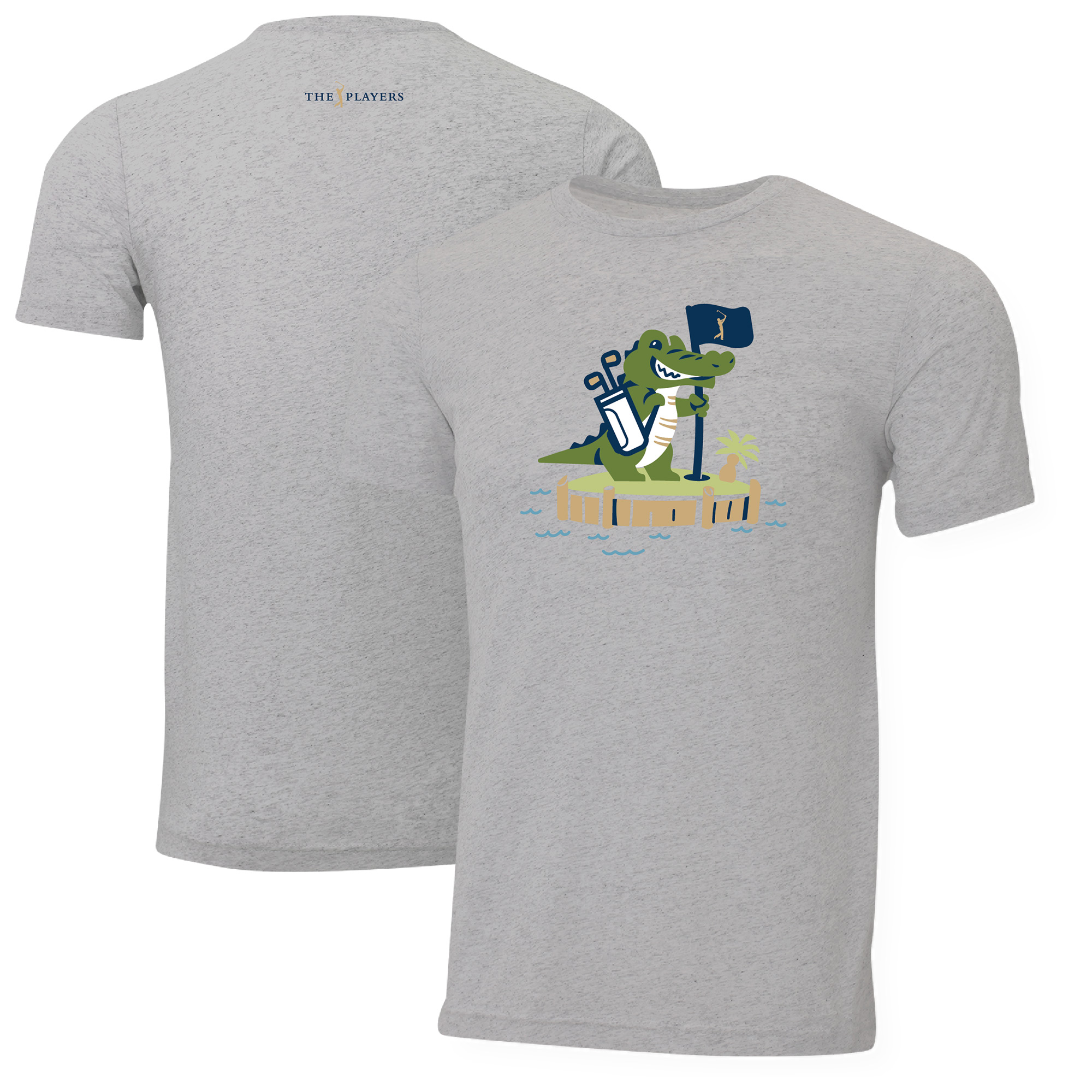 Youth Ahead Gray THE PLAYERS Gator Archer Tri-Blend T-Shirt