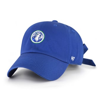 Women's '47 Royal Minnesota Timberwolves  Bow Back Clean Up Adjustable Hat