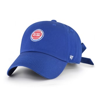 Women's '47 Royal Detroit Pistons  Bow Back Clean Up Adjustable Hat