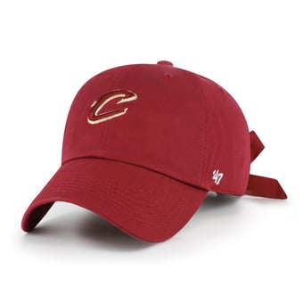 Women's '47 Wine Cleveland Cavaliers  Bow Back Clean Up Adjustable Hat