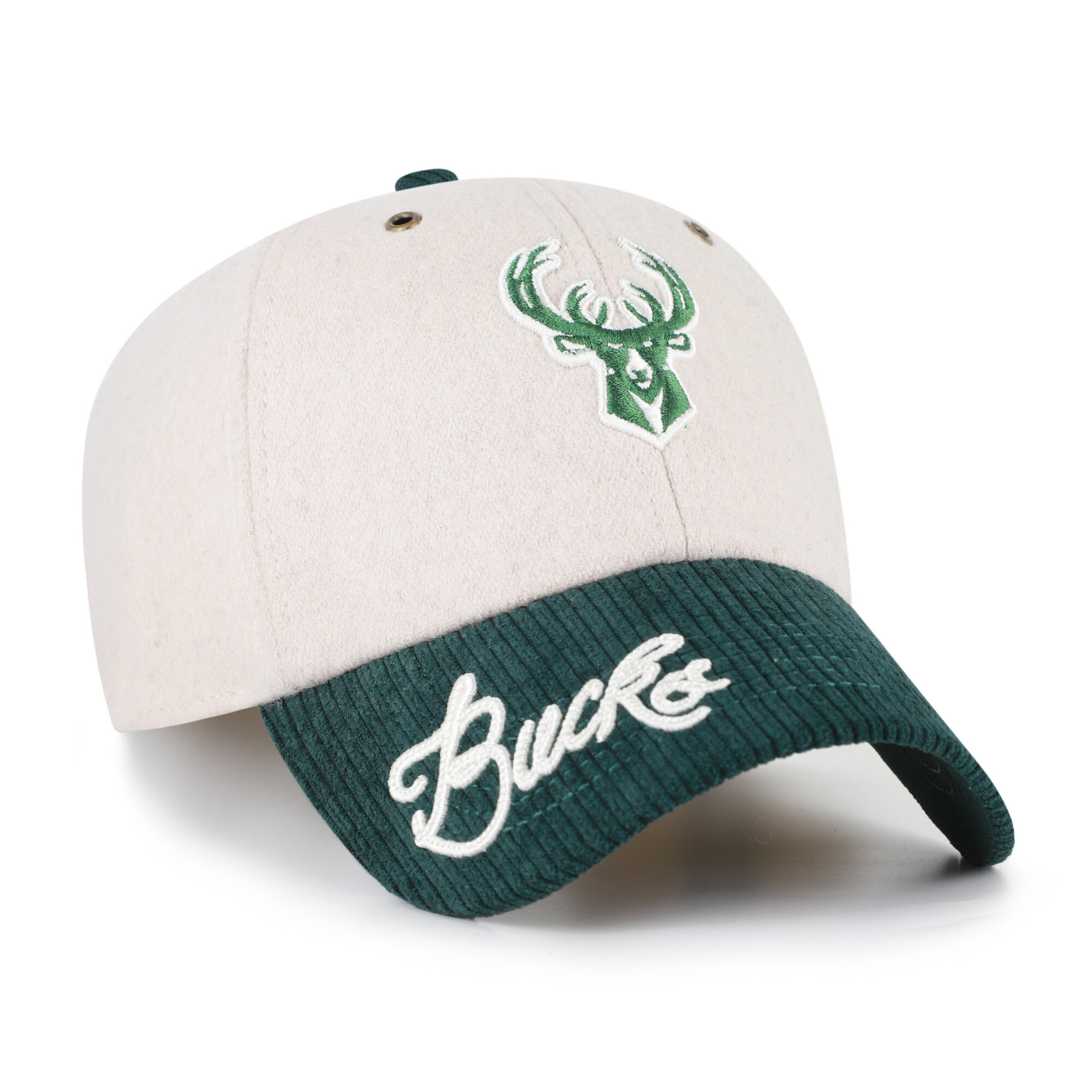 Women's '47 Natural Milwaukee Bucks Rope Script Clean Up Adjustable Hat