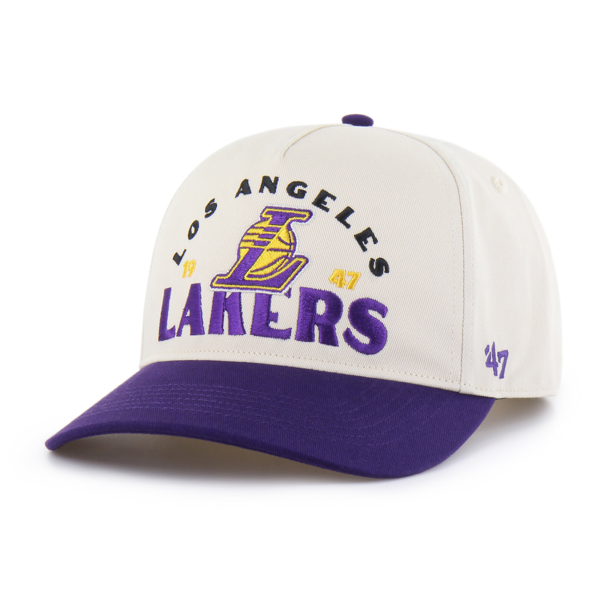 '47 Brand Men's Natural Los Angeles Lakers Arcitext Hitch Adjustable Hat - Natural