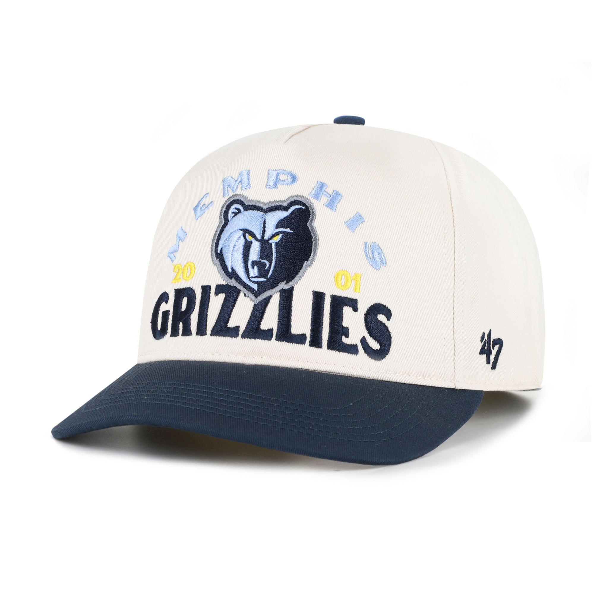 Men's '47 Natural Memphis Grizzlies Arcitext Hitch Adjustable Hat