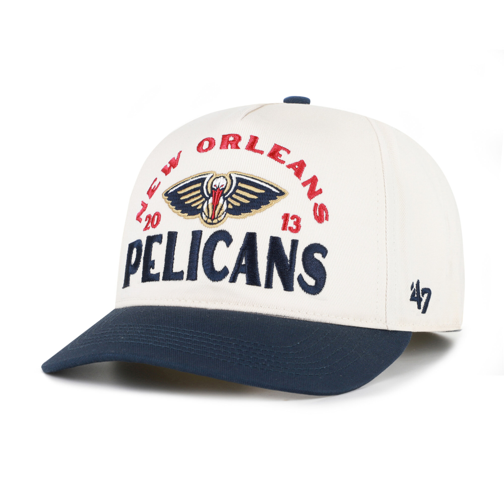 Men's '47 Natural New Orleans Pelicans Arcitext Hitch Adjustable Hat