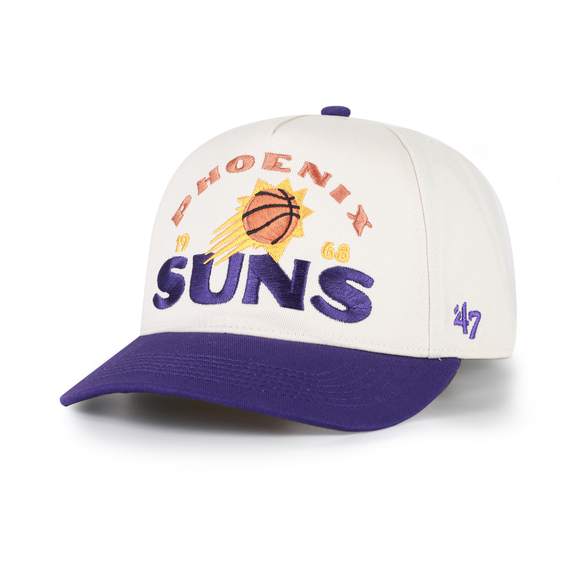 Men's '47 Natural Phoenix Suns Arcitext Hitch Adjustable Hat