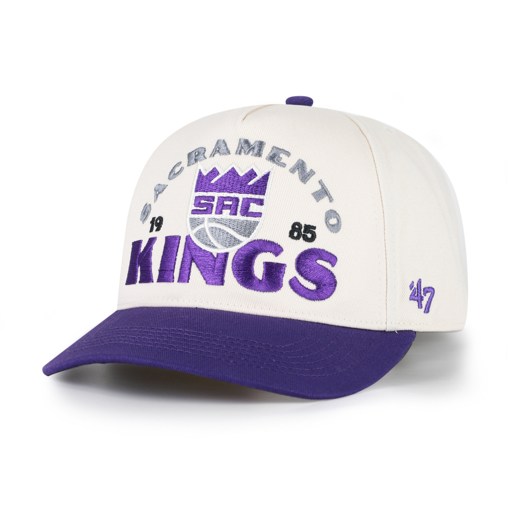 Men's '47 Natural Sacramento Kings Arcitext Hitch Adjustable Hat