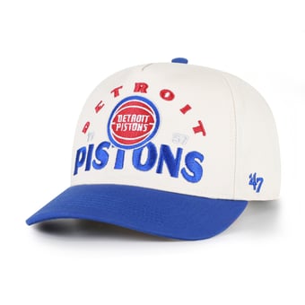 Men's '47 Natural Detroit Pistons Arcitext Hitch Adjustable Hat