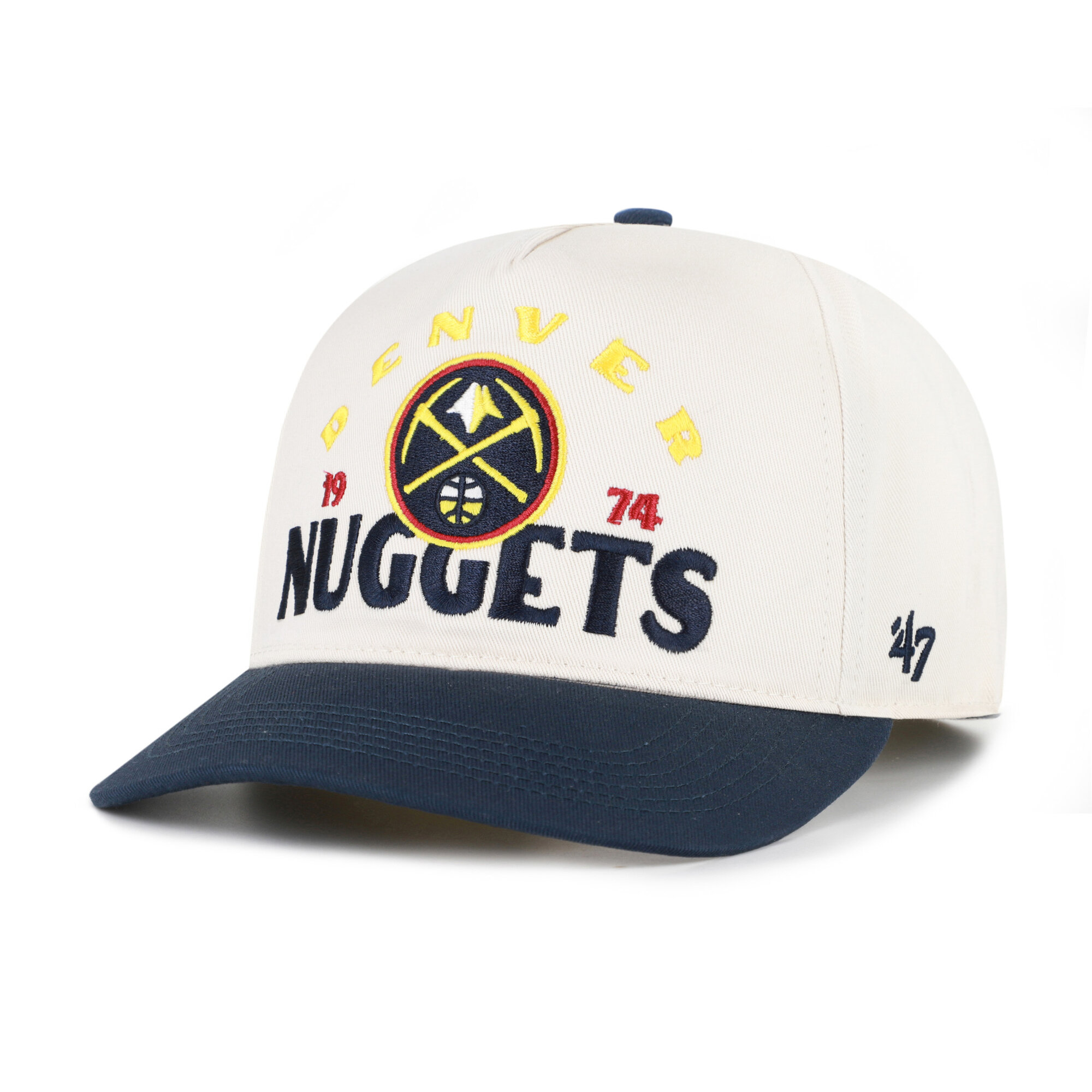 Men's '47 Natural Denver Nuggets Arcitext Hitch Adjustable Hat