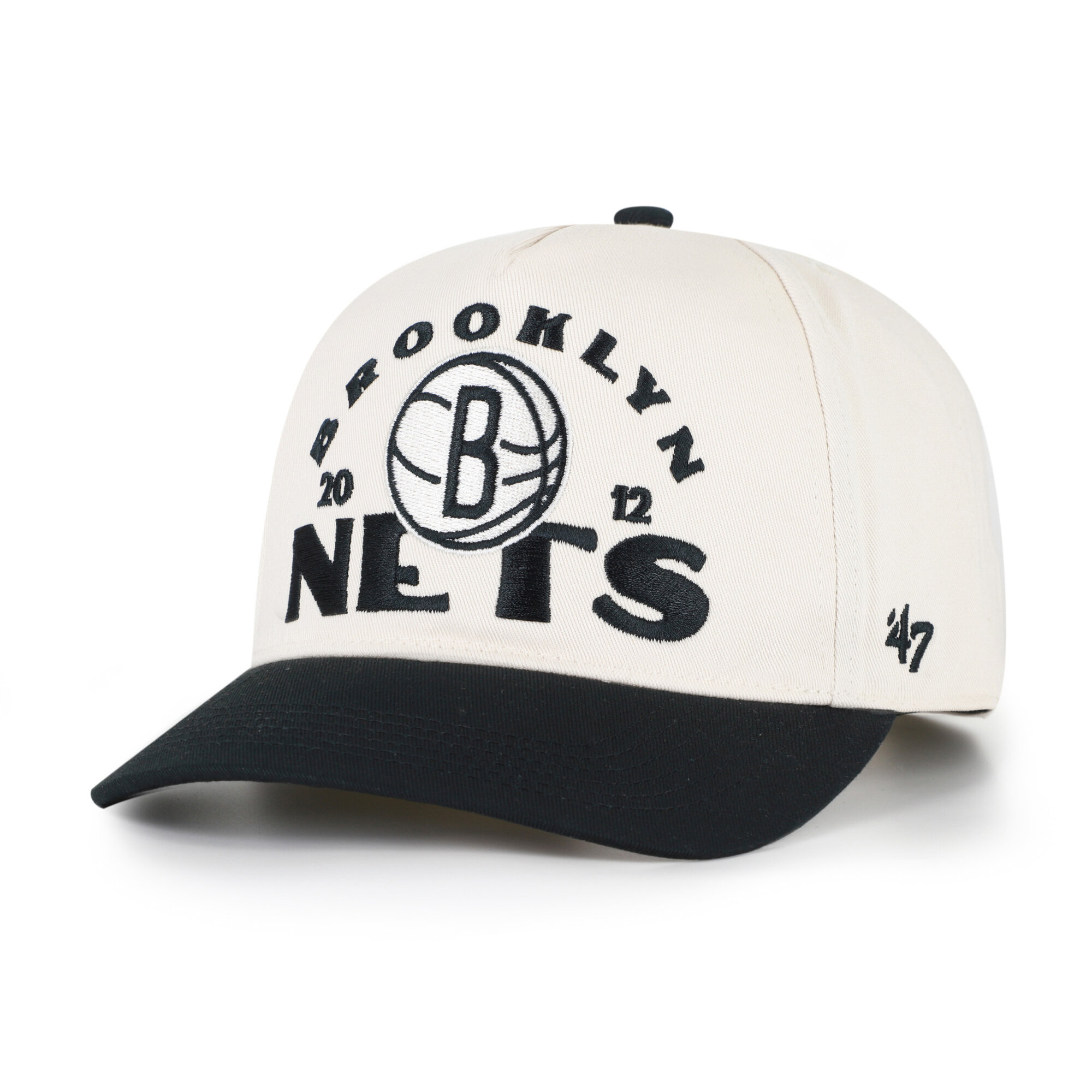 Men's '47 Natural Brooklyn Nets Arcitext Hitch Adjustable Hat