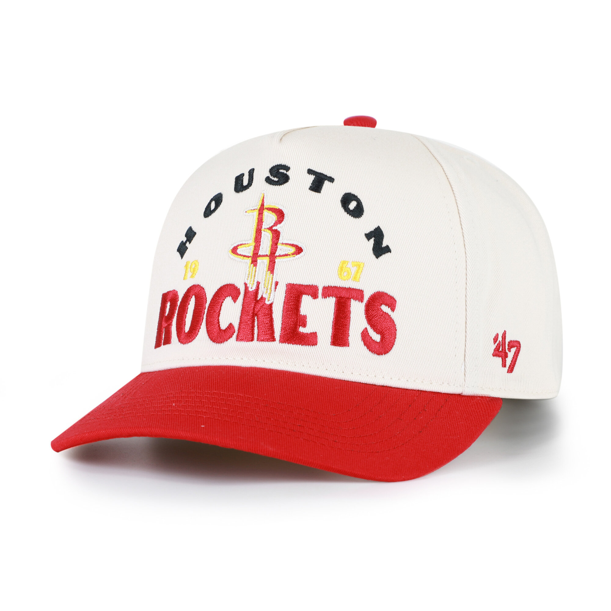 Men's '47 Natural Houston Rockets Arcitext Hitch Adjustable Hat