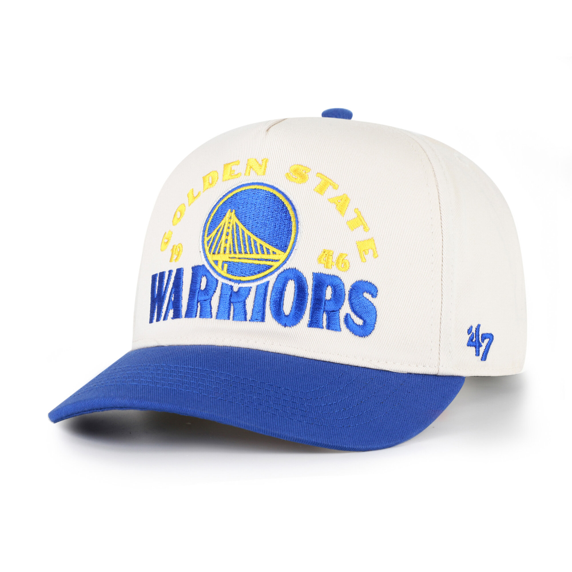 Men's '47 Natural Golden State Warriors Arcitext Hitch Adjustable Hat