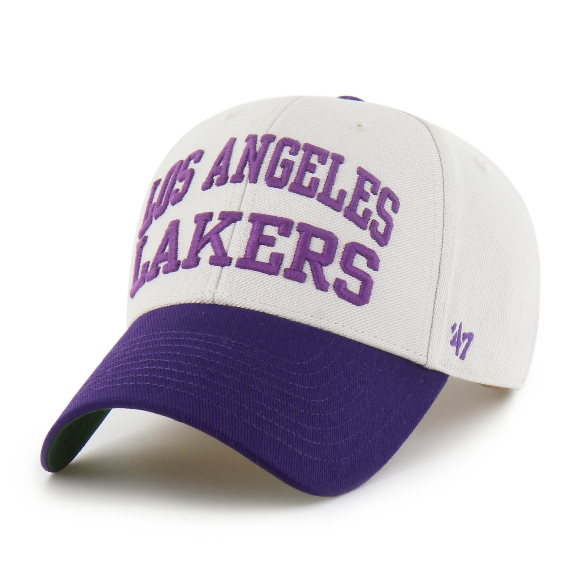 Men's '47 Natural Los Angeles Lakers Broke Line Loop MVP Adjustable Hat