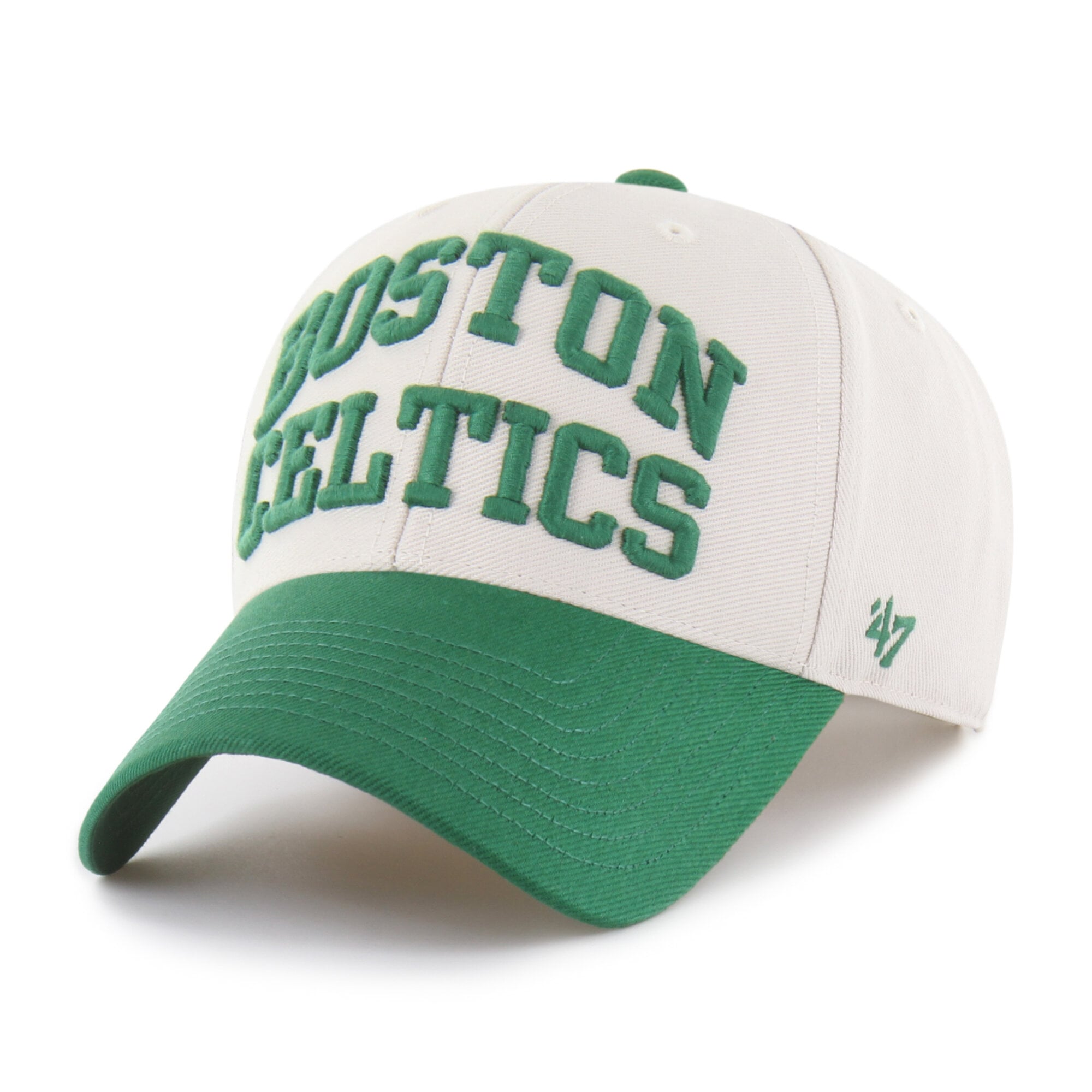 '47 Brand Men's Natural Boston Celtics Broke Line Loop Mvp Adjustable Hat - Natural