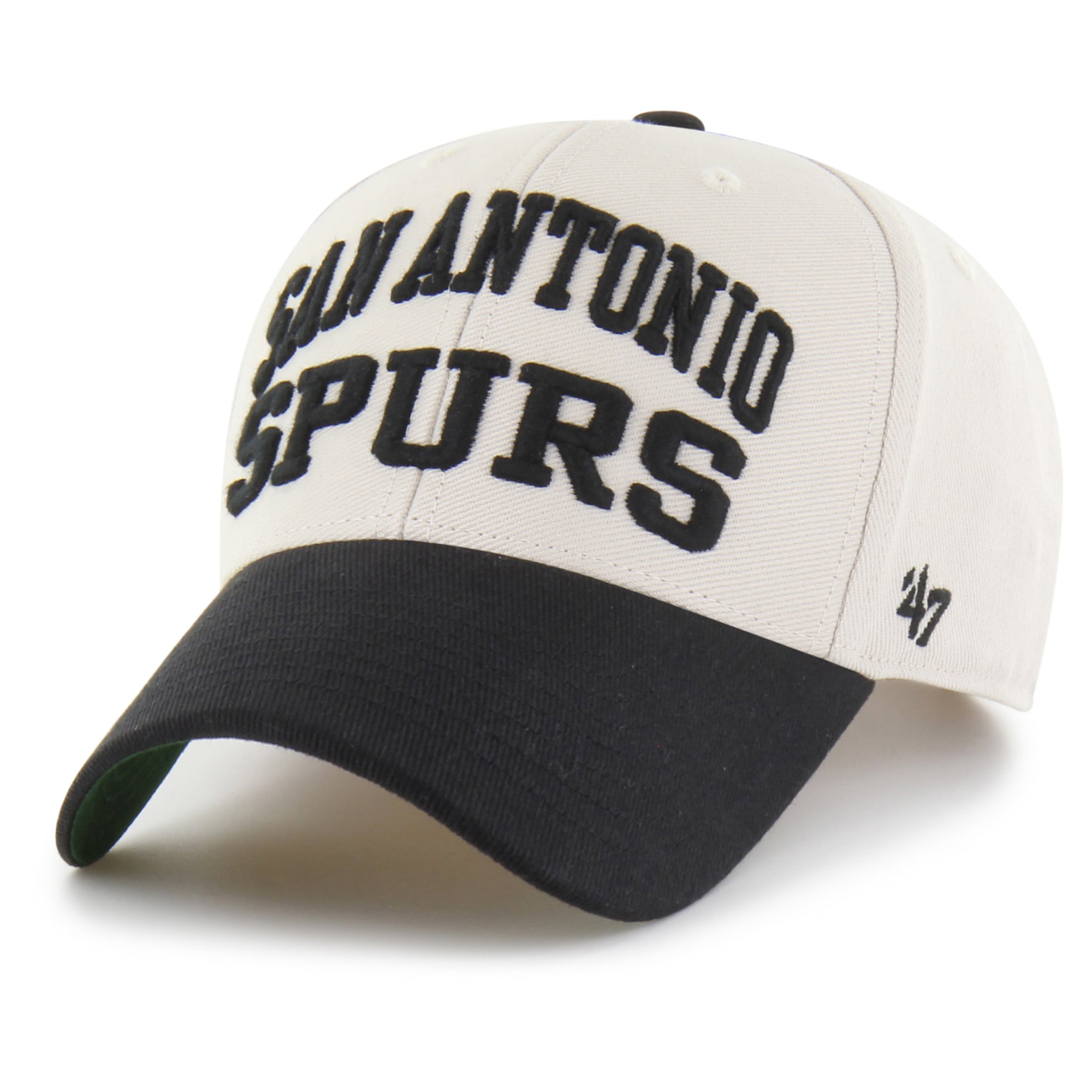 '47 Brand Men's Natural San Antonio Spurs Broke Line Loop Mvp Adjustable Hat - Natural
