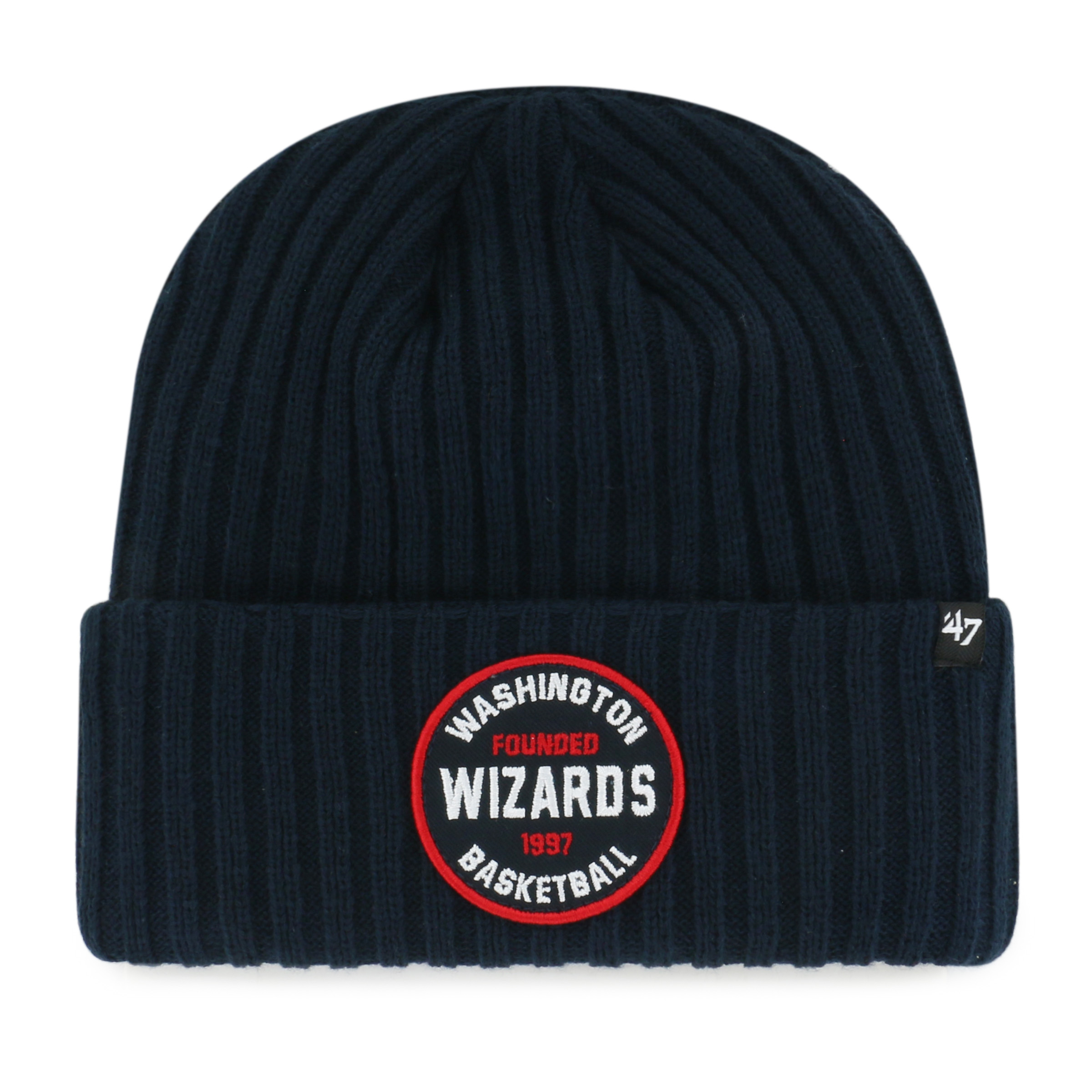 '47 Brand Men's Navy Washington Wizards Ribbed Snowdrift Cuffed Knit Hat - Navy