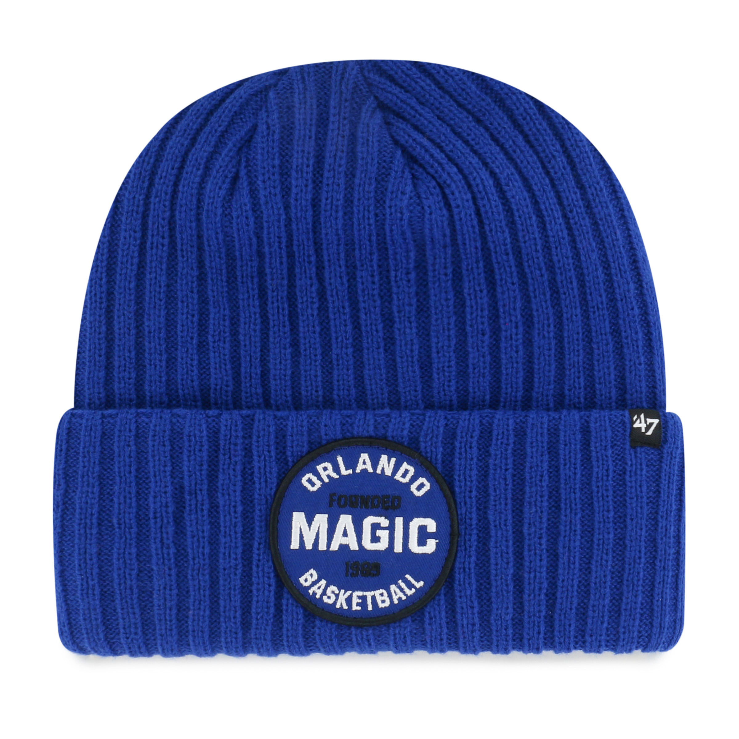 Men's '47 Royal Orlando Magic Ribbed Snowdrift Cuffed Knit Hat