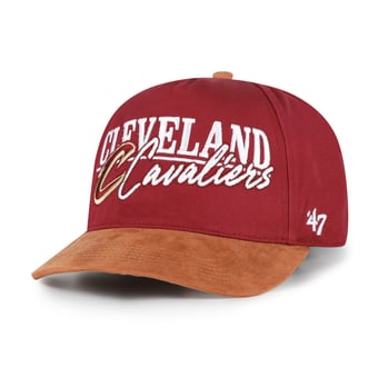 Men's '47 Wine/Tan Cleveland Cavaliers Scribe Line Hitch Adjustable Hat