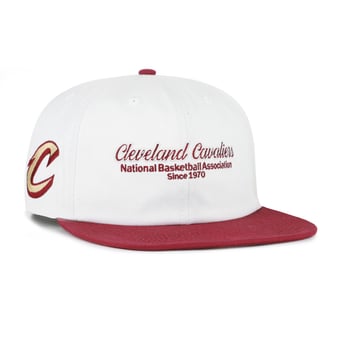 Men's '47 Cream Cleveland Cavaliers Script Stack Captain Snapback Hat