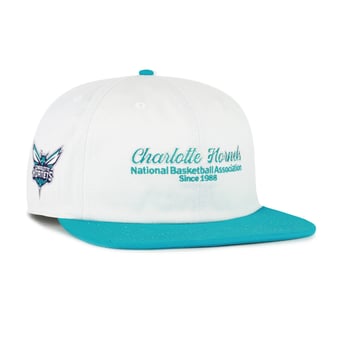 Men's '47 Cream Charlotte Hornets Script Stack Captain Snapback Hat