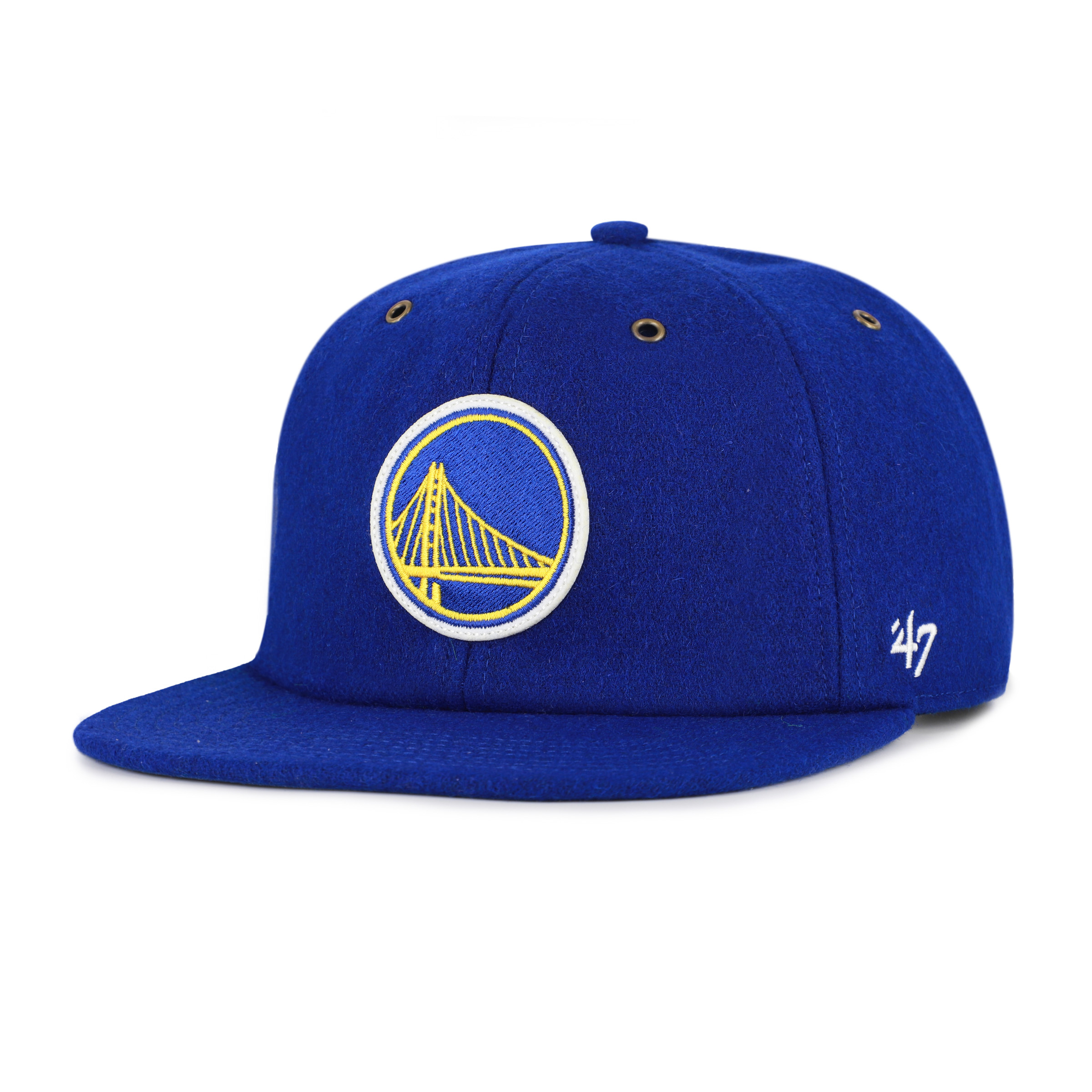 Men's '47 Royal Golden State Warriors Wool Captain Adjustable Hat