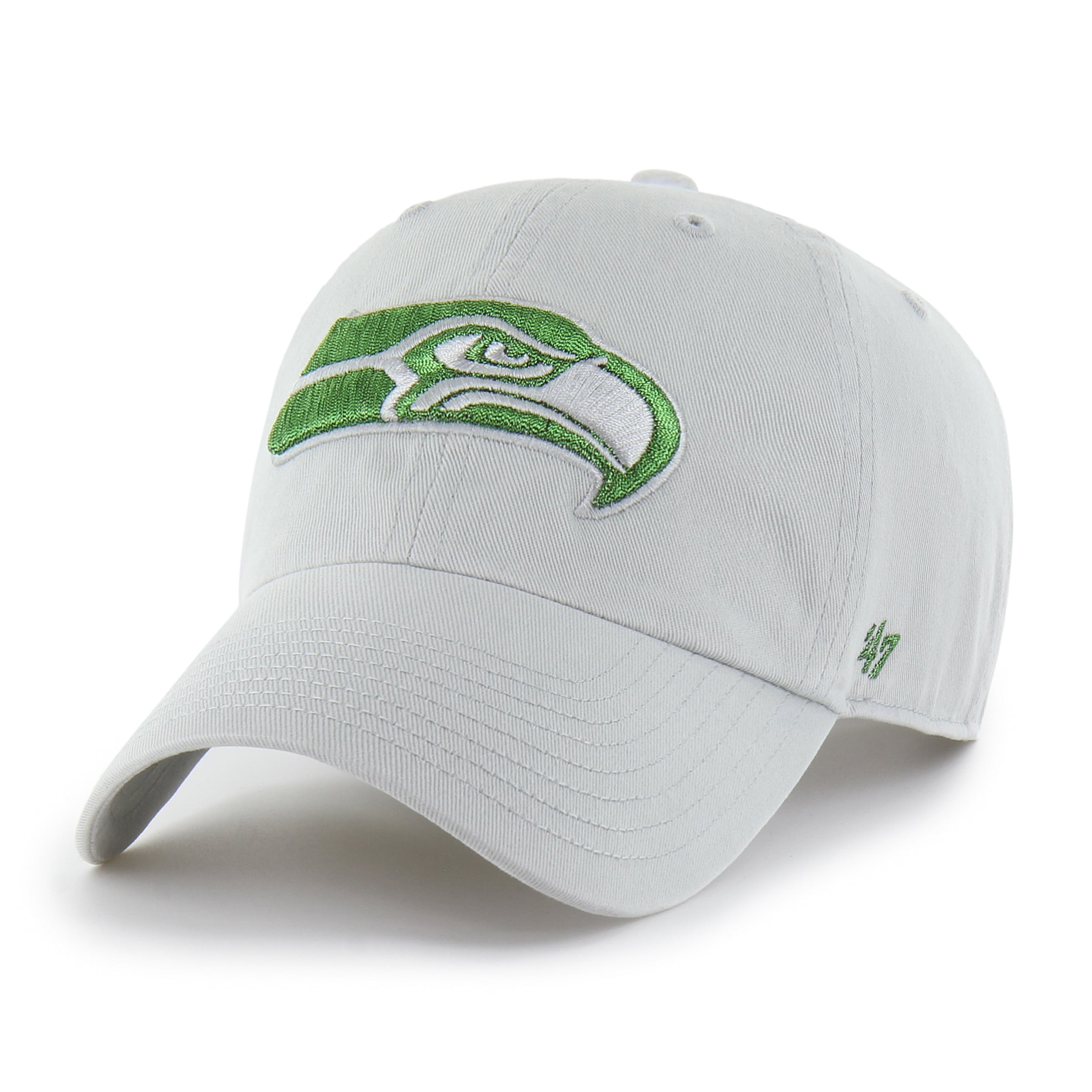 Men's '47  Gray Seattle Seahawks Rivalries Collection Clean Up Adjustable Hat