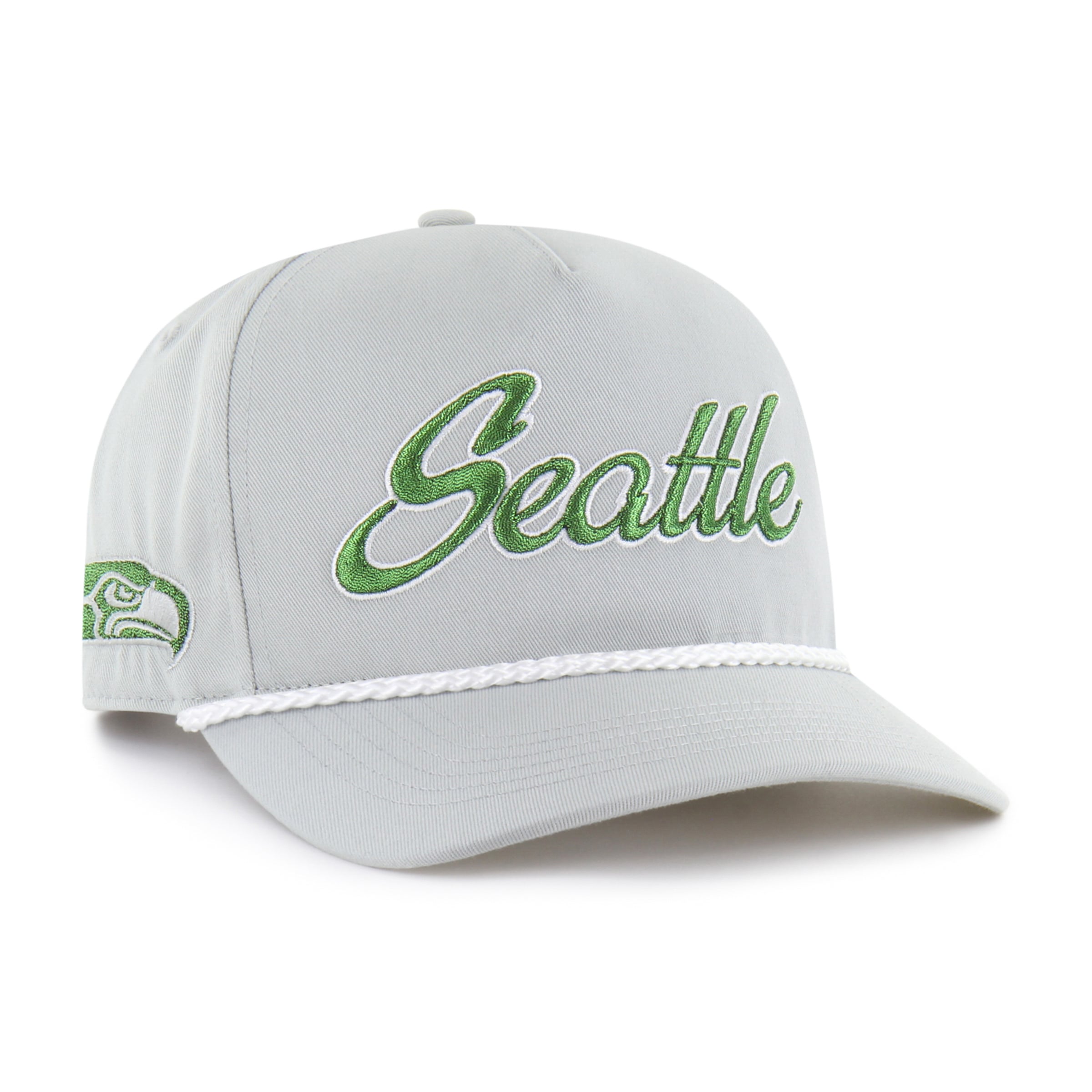 Men's '47  Gray Seattle Seahawks Rivalries Collection Overhand Hitch Adjustable Hat