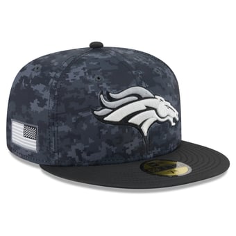 Men's New Era Black Denver Broncos 2026 Salute To Service 59FIFTY Fitted Hat