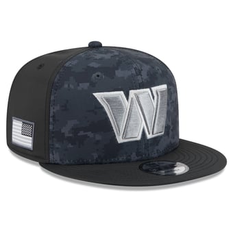 Men's New Era Black Washington Commanders 2026 Salute To Service 9FIFTY Snapback Hat
