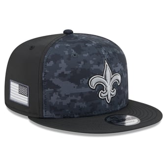 Men's New Era Black New Orleans Saints 2026 Salute To Service 9FIFTY Snapback Hat